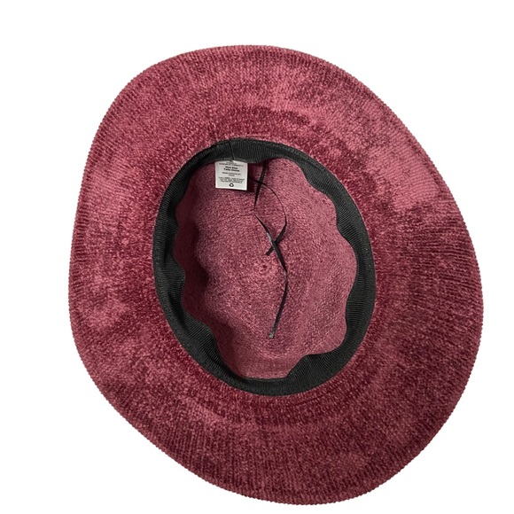 Mini Corduroy Wide Brim Pink Mauve Ladies Fall Corduroy Hat main image 5